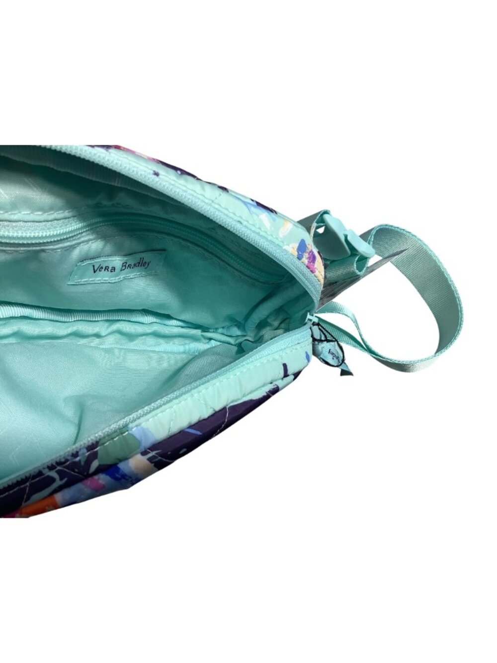 Vera Bradley Essential Mini Belt Bag Floating Blossoms Floral Spring Fannypack - Picture 4 of 6